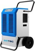 BRITEC déshumidificateur, déshumidificateur professionnel de chantier, 50l/jrs, 50l, 450 m, Blanc, professionnel de chantier ³h