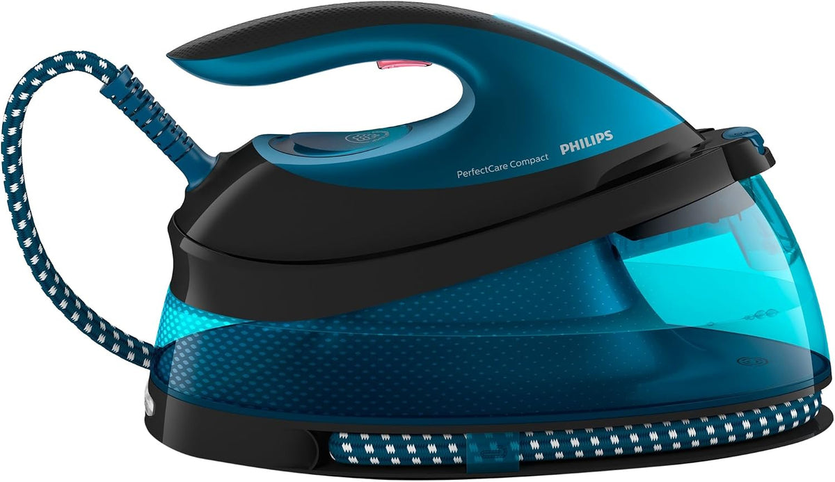 PHILIPS centrale vapeur, 2400 W, 5,8 bar, 1,5 L, 330 g, 120 g, Noir, GC7832/80 - Centrales vapeur (, Semelle SteamGlide Plus)