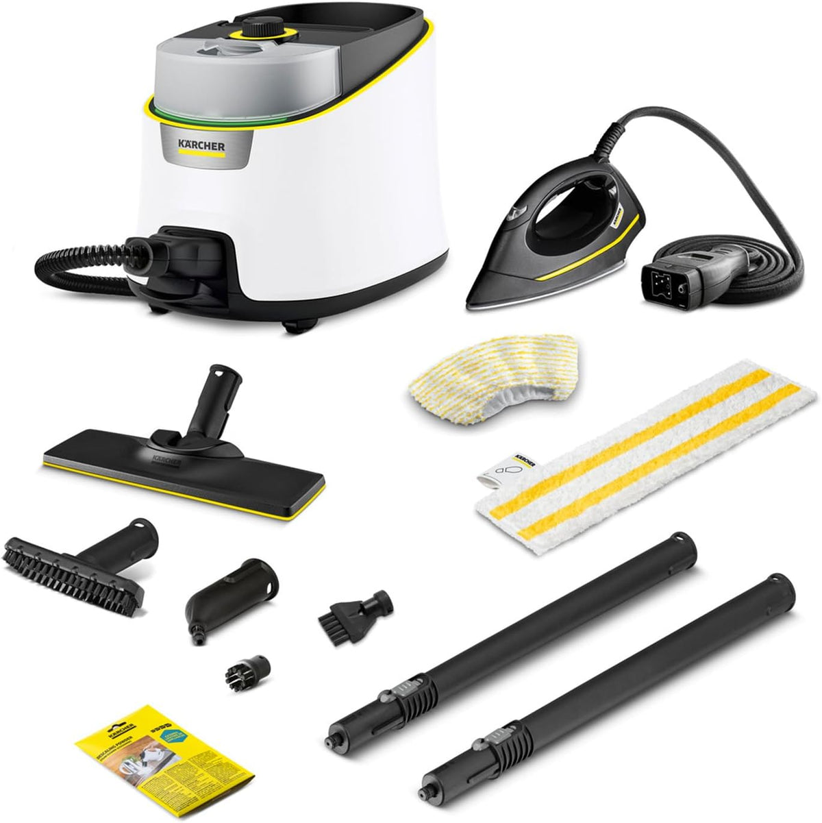 KÄRCHER nettoyeur vapeur, 4 bar, 130 m, 0,5 l, 1,3 l, Noir, SC 4 Deluxe Iron, Pression Vapeur, Préchauffage: 3 min
