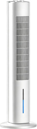 WUXTOKV Ventilateurs colonne, 220 V, 60 W, 60 W, 220 V, Blanc, Climatiseur Colonne, Ventilateur pour Chambre, Oscillation 70°