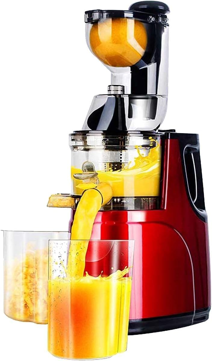 Extracteur Extracteurs de jus à vis simple, Noir, grand calibre pour usage domestique et commercial