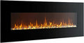 Breakling cheminée électrique, 122x16x52 cm, 2000 W, Noir