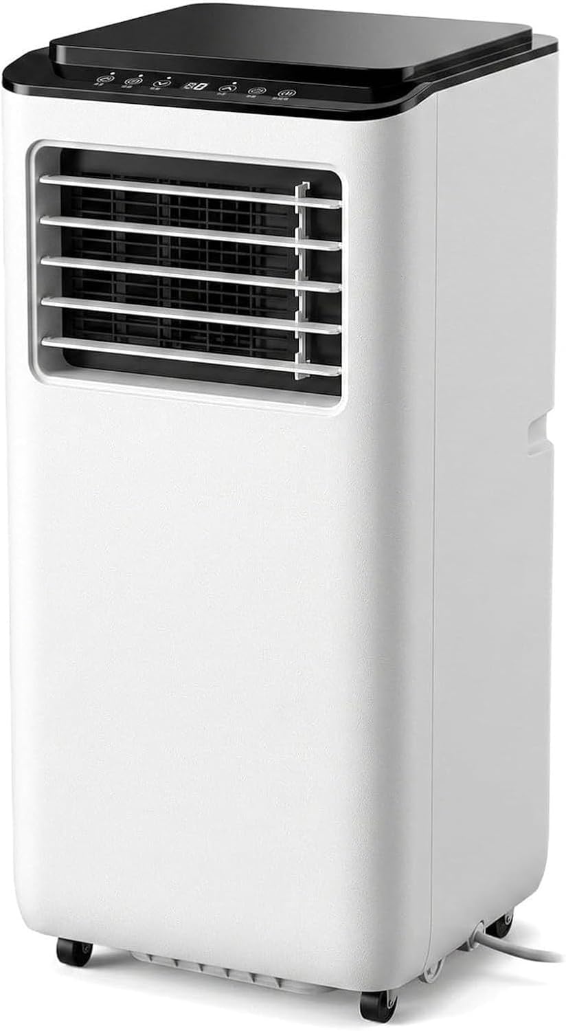 LGBBTI climatiseur portable, 12000 BTU, 28 m, 11000 Btu, Blanc, Climatiseur Mobile avec Télécommande et Minuterie