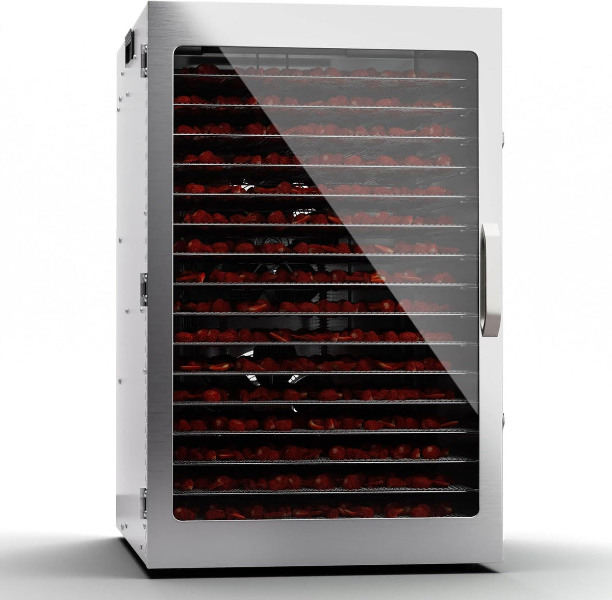 KLARSTEIN déshydrateur alimentaire, 43 x 81,5 x 54 cm (LxHxP), 2000 W, Argenté, Déshydrateur, déshydrateur pour légumes
