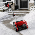 moupeaktain fraise à neige, 20 V, 2200 TR/Min, 16 Cm, Noir, Pelle à Neige électrique, Neige Jusqu'à, Porches Et Chemins Pavés