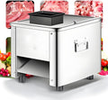 GUTYGIO trancheuse électrique, 7 mm, Argenté, Machine à découper la Viande électrique, trancheuse de qualité Professionnelle