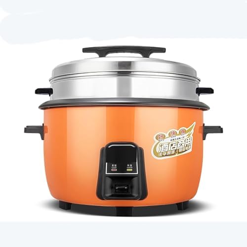 LuysmengEU Cuiseurs à riz, 45 L, 13 L, Noir, Cuiseur à riz professionnel avec fonction vapeur, revêtement antiadhésif