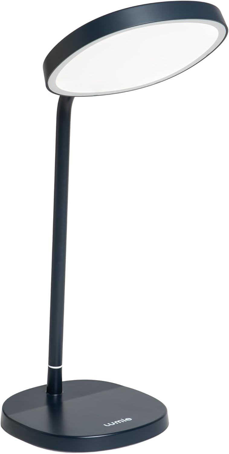 Lumie bureau, Bleu, Task Lampe LED Luminothérapie