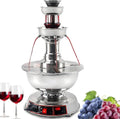 Fontaine Distributeurs de vin électriques, diamètre 30 cm, hauteur 56 cm., entre 1,5 et 3,5 litres, idéal pour les rassemblements., 120 W pour une