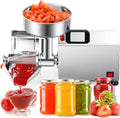 WBDBINGL Moulins à légumes, 450 W, 160 kg, Noir, Presse-Tomates Électrique pour Coulis et Conserves, confitures et jus de fruits