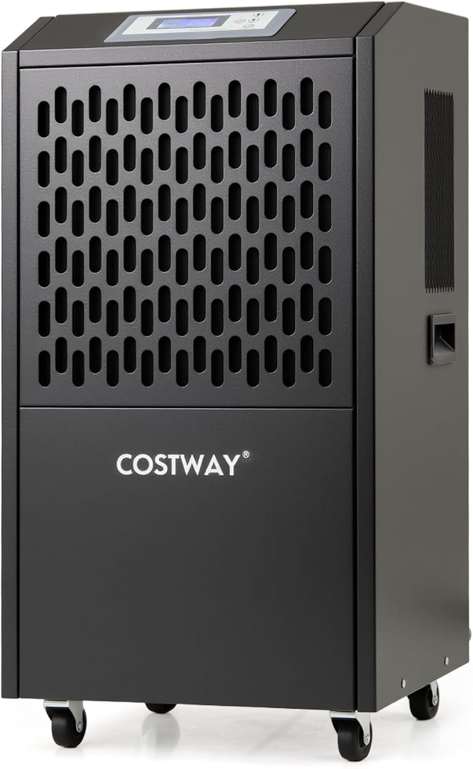 COSTWAY déshumidificateur, 118 L, 790 M, Métal + PVC, Blanc + Noir, Commercial /Jour (Noir), Sous-sol Entrepôt