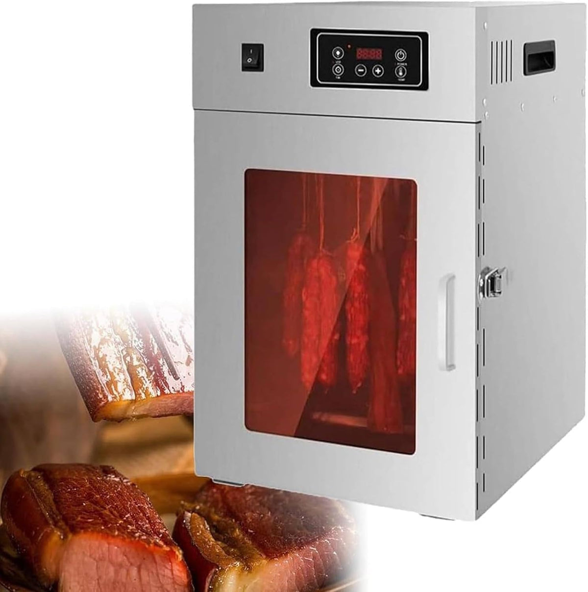 ZXINXIN déshydrateur alimentaire, 800 W, 110 V/220 V, Argenté, en acier inoxydable, machine de séchage des aliments pour fruits