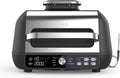 NINJA friteuse à air chaud, 3,8 L, Argenté/Noir, Foodi MAX PRO Grill, Plancha et Friteuse à air avec sonde de cuisson numérique