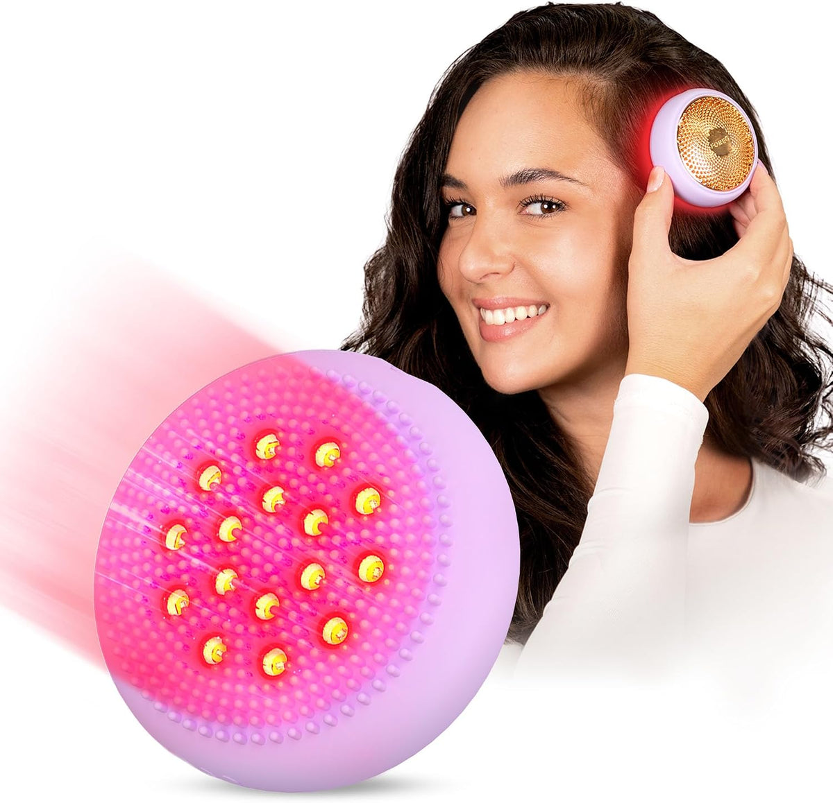 FOREO appareil de massage, Noir, LUNA 4 Hair - Appareil Cuir Chevelu 2-En-1 Réparateur