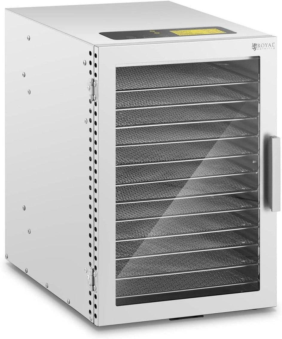Helloshop26 déshydrateur alimentaire, Noir, 800 watts 12 étages 14_0001355