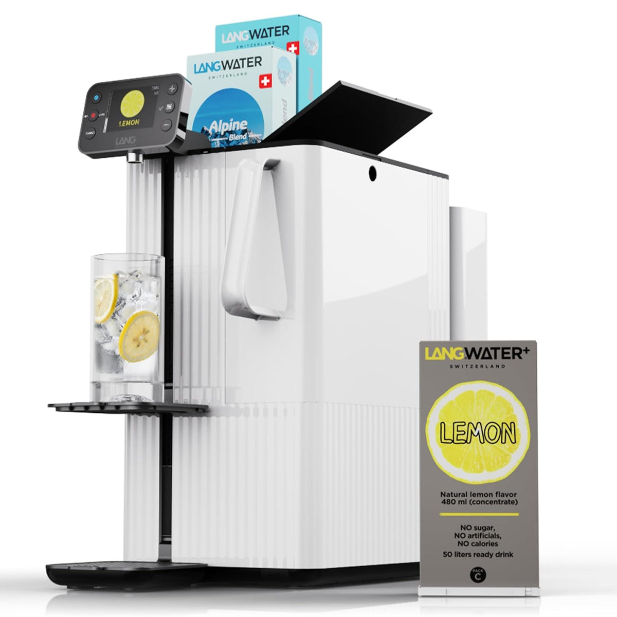 LANG Purificateurs d'eau, Blanc, WATER Purificateur d'Eau par Osmose Inverse avec Minéraux et Arôme
