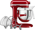 KitchenAid robot pâtissier, 6.6 L, Rouge, Professionnel Relevage Bol, Engrenages Tout Métal, 11 Vitesses, Démarrage Progressif