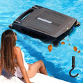 Aredwhiterui Systèmes de nettoyage automatique, 8 W, Noir, Robot Nettoyeur De Piscine Sans Fil Pour Piscines Jusqu'À 80㎡