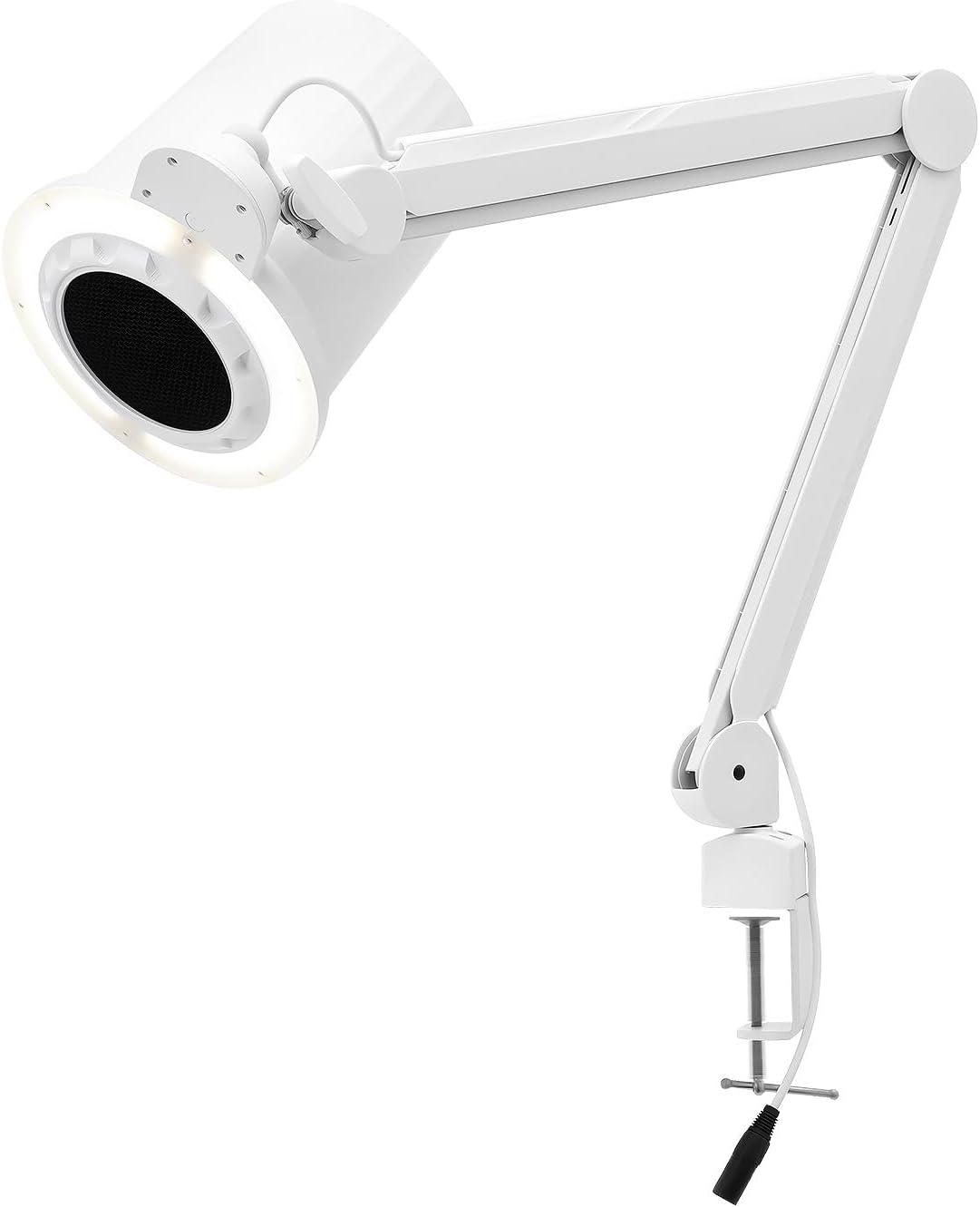 ACLICE aspirateur eau et poussière, 55 W, 4300 tr/min, 41 W, plastique ABS., blanc., Aspirateur à ongles de table avec bras d'aspiration réglable