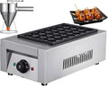 YXYLJOZ Grills électriques, 255 × 455 × 160 mm, 2 kW, Argenté, Appareil à takoyaki haute puissance, 28/56 trous