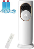 climatiseur portable Ventilateur, 21*24*81 cm/8.27*9.45*31,89 pouces, 4 L, Noir, Colonne Chaud/Froid, Rafraîchisseur d'Air avec Télécommande