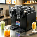 Pfps Machines à granité, 39,8 x 38 x 42 cm / 15,67 x 14,96 x 16,53 pouces, 2 L / 0,53 GAL x 2, 430 W, 2 litres, Noir/Blanc