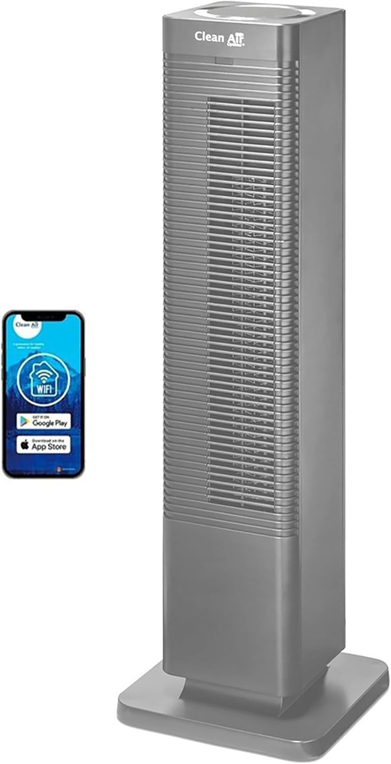 Clean Air Optima Appareils de chauffage électriques, 904G, Noir