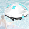 VNATWGOO robot aspirateur, 330 x 330 x 175 mm, Noir, De Piscine Professionnel, Piscine sans Fil, Double Moteur