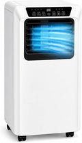 climatiseur portable PSHZHIM, 9000 BTU, 60 DB, Blanc, avec Déshumidificateur et Télécommande, Refroidissement Rapide