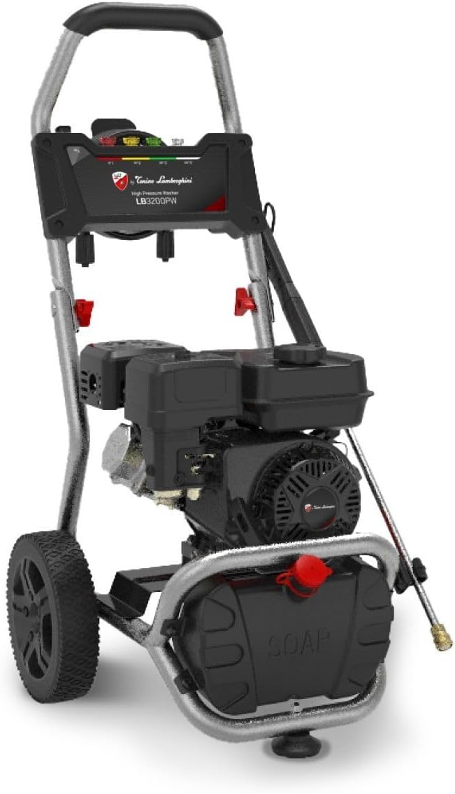 BY TONINO LAMBORGHINI GARDEN MACHINERY nettoyeur haute pression, 221Bar, 568 L, 9.2 m, Noir
