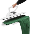 DAHAD presse à repasser, 91 x 53 x 26 cm., 2200 W., fer, aluminium, ABS, blanc., chauffage rapide, 5 modes pour tissus