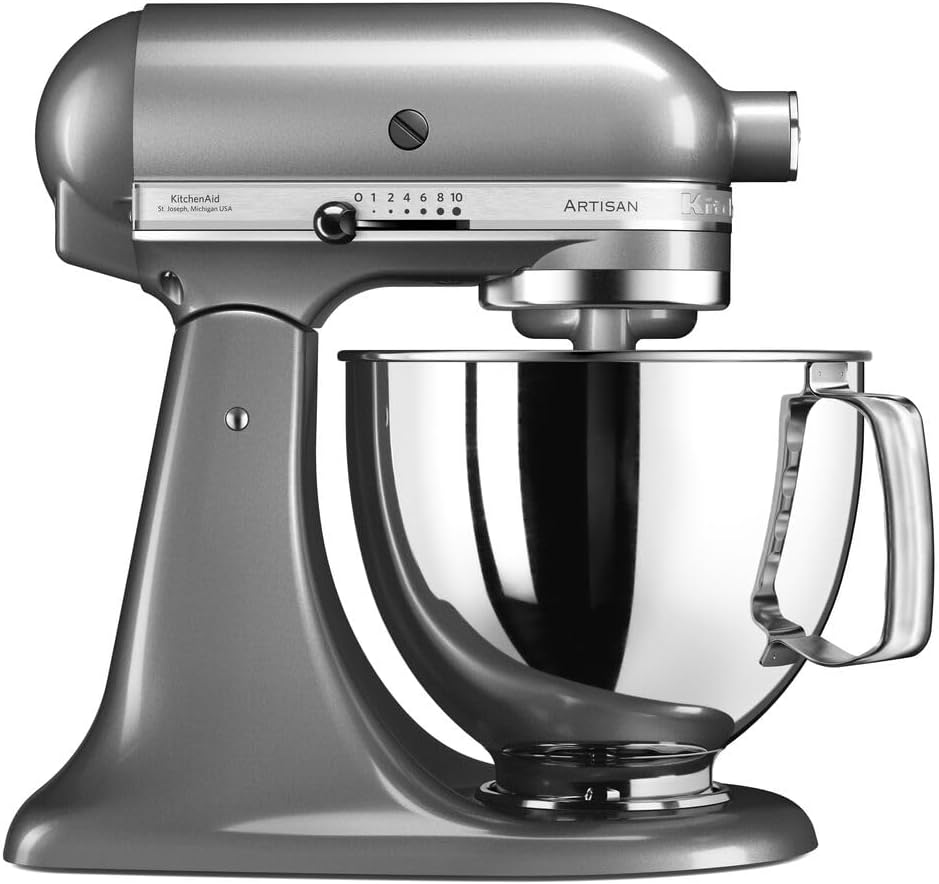 KitchenAid robot pâtissier, 4,8 L, Argenté/Gris