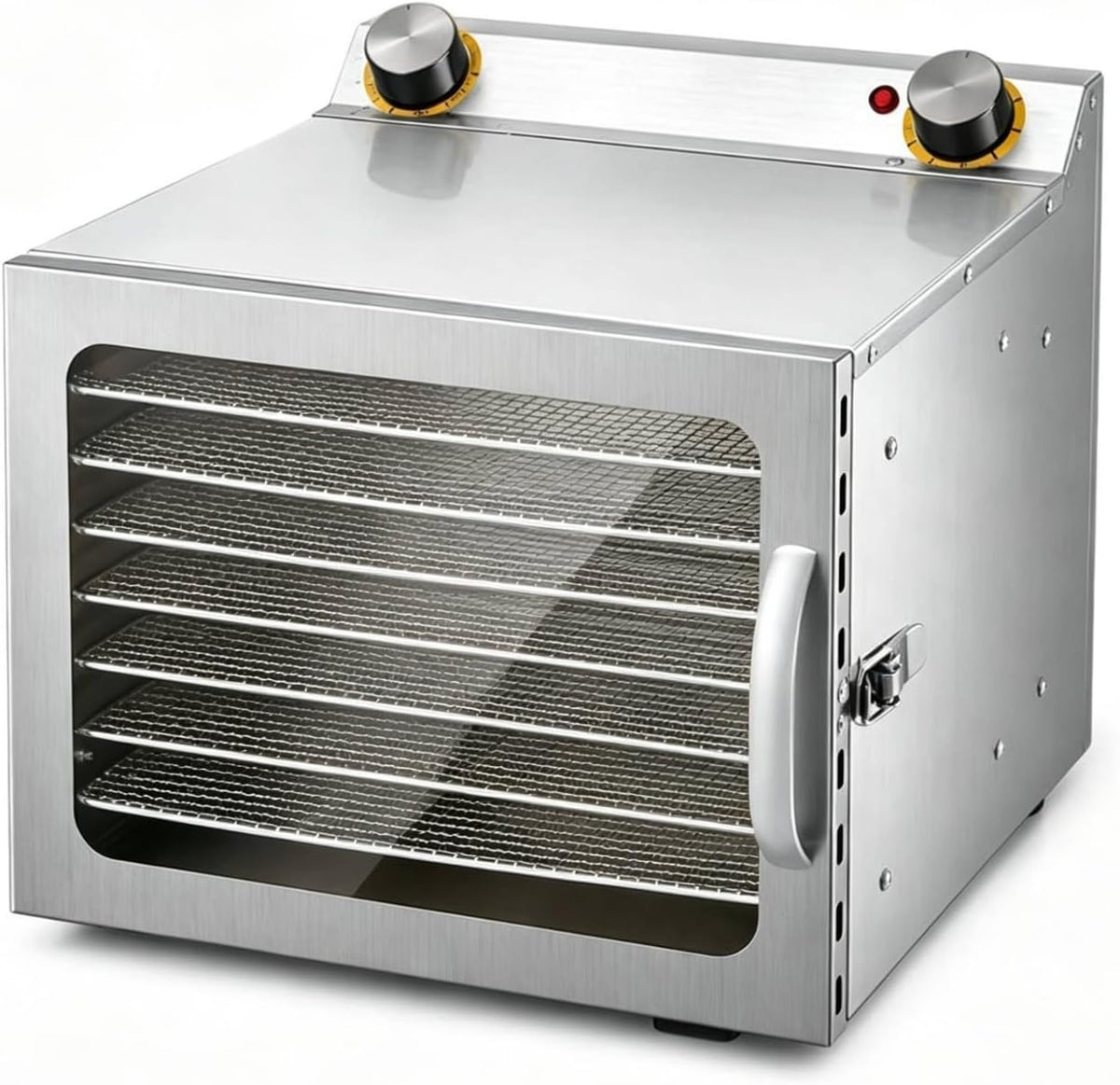 MagiDeal déshydrateur alimentaire, Noir, 8 Couches, Modèle Mécanique Avec Porte Latérale