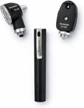 DEVASET Ophtalmoscopes, Noir, Oto - Ophtalmoscope LED DEVASCOPE Professionnel, Fibre Optique, 7000 Lux, Têtes Interchangeables