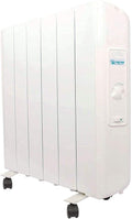 farho Radiateurs électriques, 1000 W, Noir, Radiateur électrique à inertie fluide, Eco R Ultra 06 Eléments