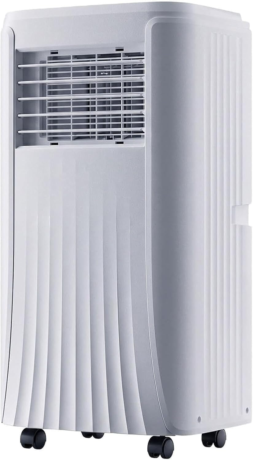 climatiseur portable WOMGKDA, 10000 BTU, 35 m, 7000 Btu, Blanc, Climatiseur Mobile Compact Rafraîchit ², Unité AC Intelligente avec Télécommande
