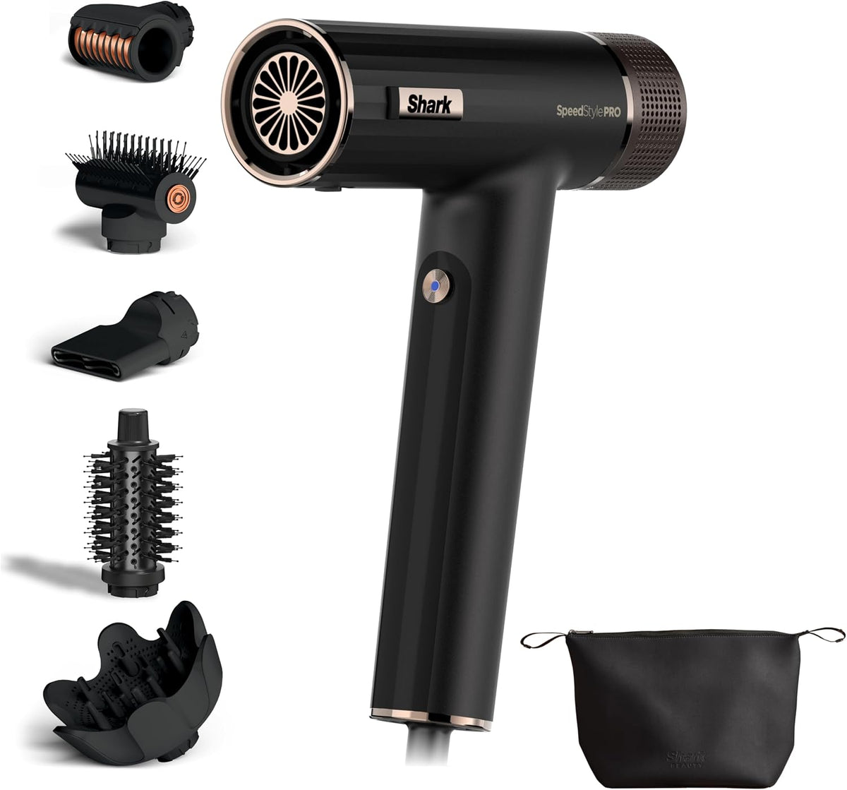 Shark Sèche-cheveux, Noir, SpeedStyle Pro Ultra-performant, Ultra-Rapide HD752EU