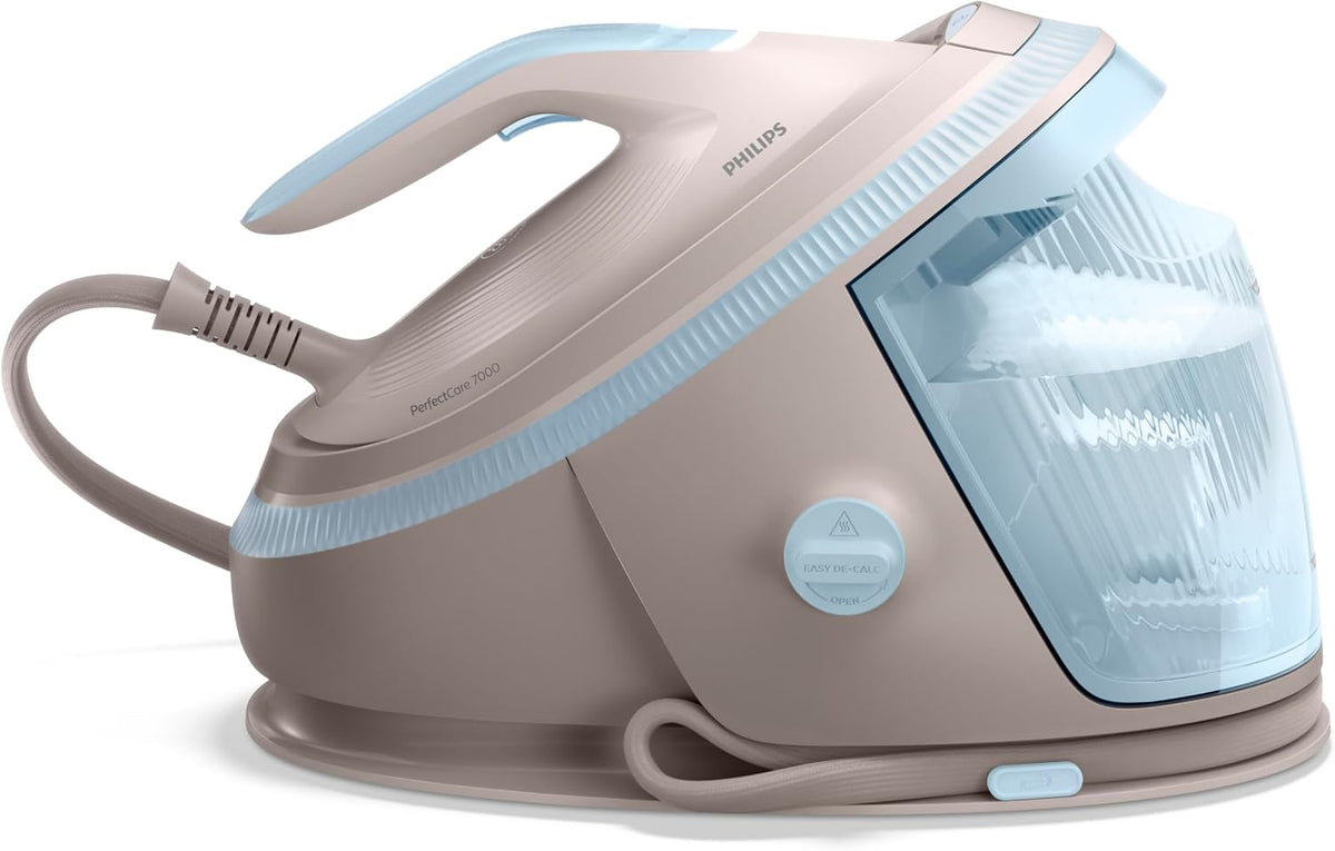 PHILIPS centrale vapeur, 1.5 L, 160 g, 600 g, 3120 W, Beige, PerfectCare 7000, 8.5 bars, Vapeur /min, Pressing