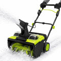 Aredwhiterui fraise à neige, 3500 W, 40 V, 40 V, 25 cm, 50 cm, Noir, Souffleur À Neige Compact, Déneigeuse Sans Fil Pour Trottoirs 2Batt