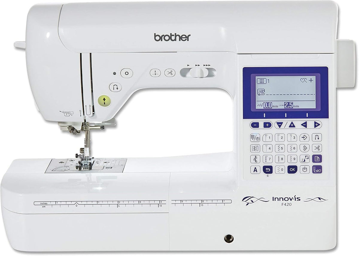 Brother machine à coudre, Blanc, Innovis F420 Taille L Large