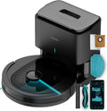 Cecotec robot aspirateur, Noir, Nettoyage 4en1 (Aspiration, Balayage, Nettoyage, serpillière), 170 Min d'autonomie