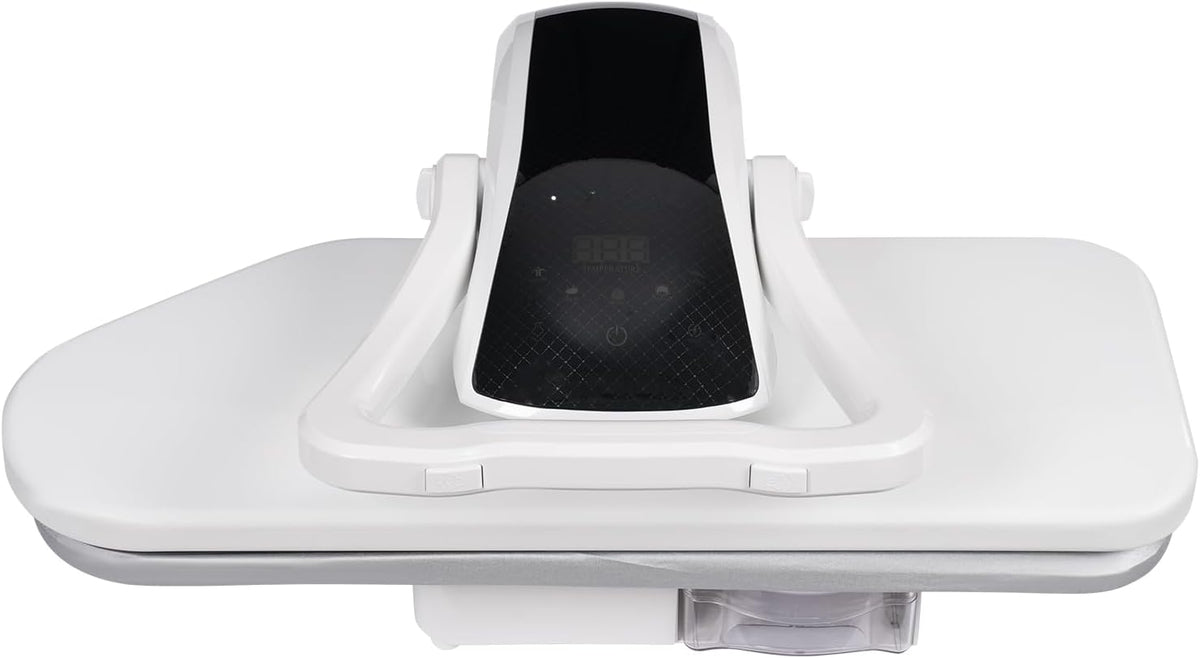 ATIVLB presse à repasser, 68 x 53 x 26 cm., 2200 W., 220-240 V, 50/60 Hz., 120 g, 1000 ml, plastique, fer, aluminium, blanc