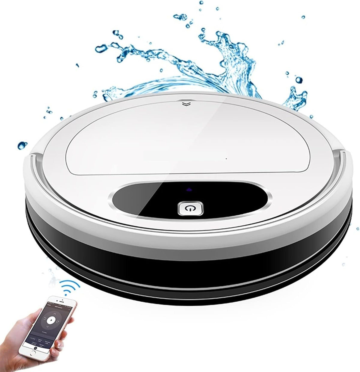 Dieffematic robot aspirateur, Noir