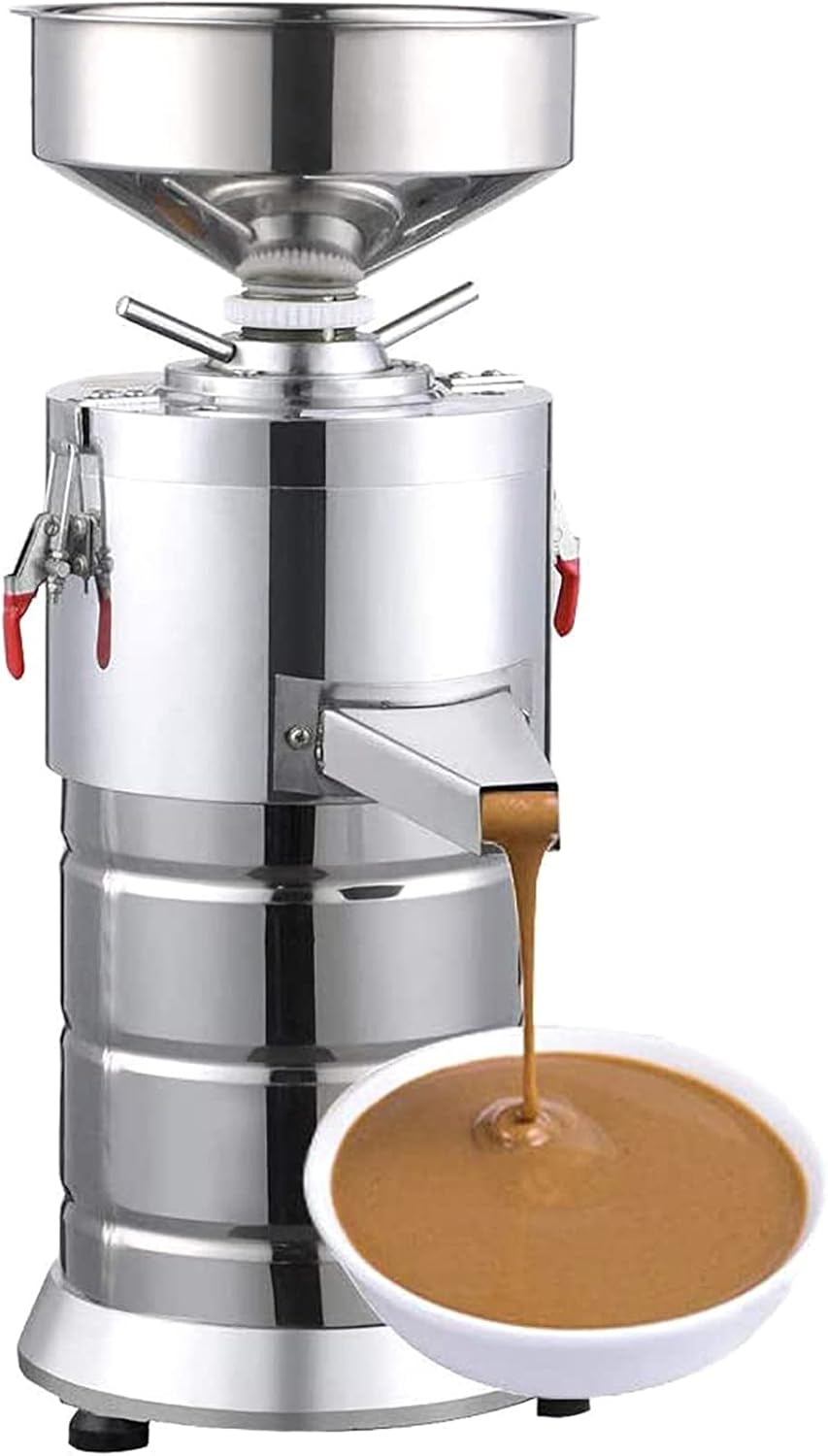 THREMA broyeur, 1100w, 15 kg, Noir, Fabricant Commercial De Beurre D'arachide, Grains Machine À Beurrer Les Noix avec Technologie À Faible Bruit