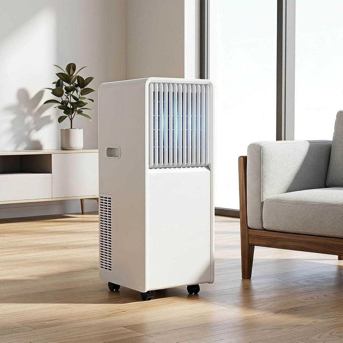 climatiseur portable HURUMA, 12000 BTU, Blanc