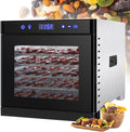 lilishangmao déshydrateur alimentaire, 35 x 45 x 32 cm, Acier inoxydable, Noir, Professionnel, Température Réglable De 35 °C À 75 °C