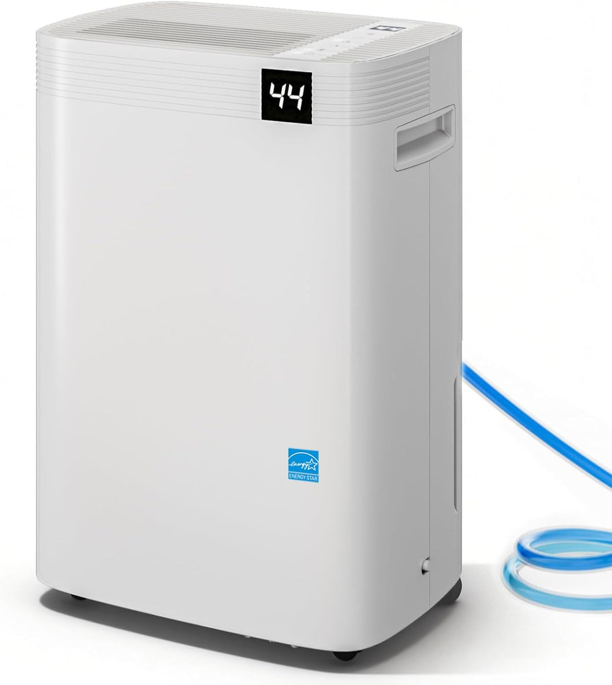 Ludatido déshumidificateur, 120 L, Blanc, de cave - Grand réservoir portable - intelligent pour maison, chambre à coucher