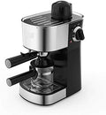 YNIYUJKL machine à café, Noir/Argenté, À Grains, Machine À Capsules, Et Expresso, Vapeur Semi-Automatique