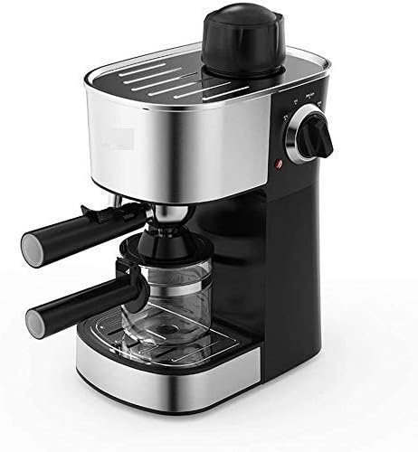 YNIYUJKL machine à café, Noir/Argenté, À Grains, Machine À Capsules, Et Expresso, Vapeur Semi-Automatique