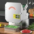 HaiZethonic trancheuse électrique, 200 W, 35 Mm, Métal, Noir, Hachoir Légumes électrique Industriel, Trancheuse Oignons Verts Professionnelle